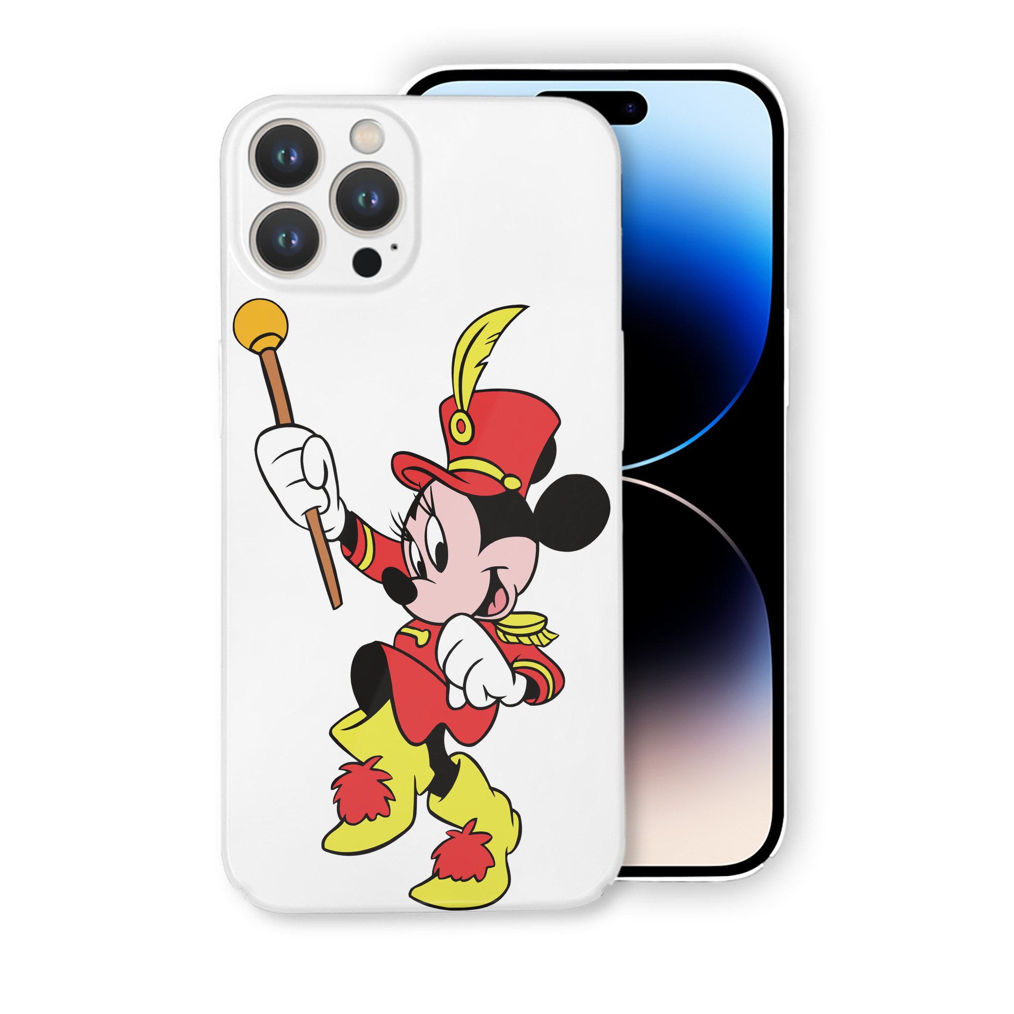 （画像用） ミッキーマウス Mickey Mouse 【iPhone 14シリーズ対応】ハードケース